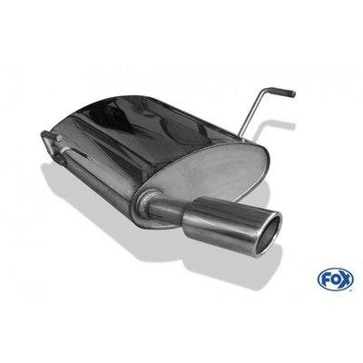 DIP 德國 Fox 排氣管 Peugeot 寶獅 206 SW 1.6 TSI 尾段 單邊 單出 扁橢圓 專用 02-07