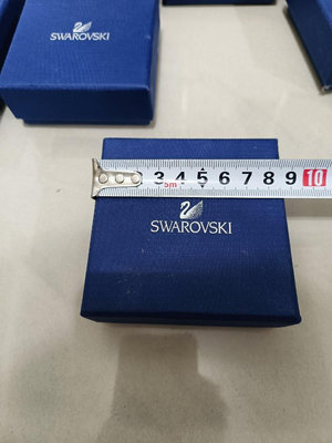 原廠禮盒 SWAROVSKI 施華洛世奇 8.5*8.5*3.5cm 禮品盒 戒指盒 耳環盒 戒指盒 手鍊 飾品 包裝盒
