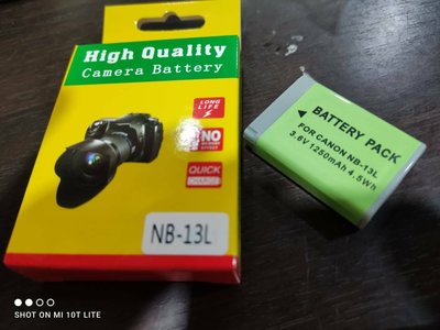愛寶買賣 副廠 Canon NB-13L NB13L 電池 原廠充電器可用 全新