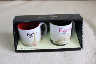 全新 現貨 星巴克 STARBUCKS 法國 巴黎 PARIS 馬克杯 迷你ICON 迷你杯 對杯 咖啡杯