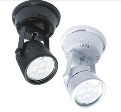 新莊好商量~舞光 LED 6W 圓頭軌道燈 MR16 吸頂式 投射燈 24002C白/24001C黑 全電壓