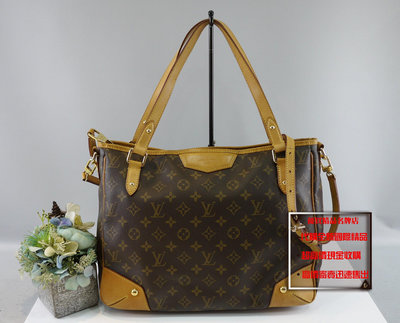 ☆優買二手精品名牌店☆ LV M41231 TOTE 原花老花字紋 肩背包購物包托特包斜背包拉鍊包 出清品