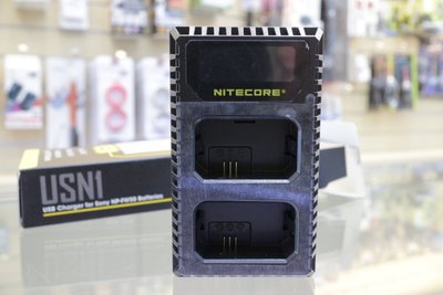 【日產旗艦】Nitecore SONY FW50 USB 充電器 雙充 液晶 A6000 A6500 A7 RX10
