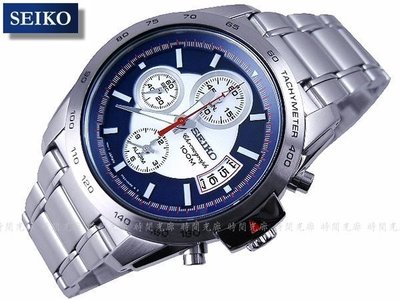 【時間光廊】SEIKO 精工錶 三眼鬧鈴秒錶 賽車錶款 特價 全新原廠公司貨 SNAA67P1