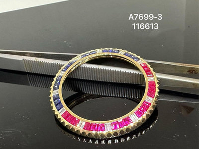 國際精品當舖 Rolex  手錶型號：116613                    用 黃k+真鑽石+剛玉 後鑲鑽圈 A7699-3
