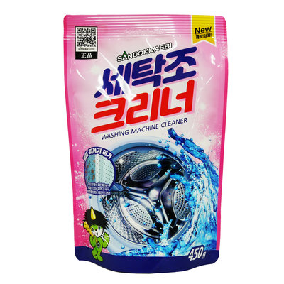 油購站 附發票 韓國進口平輸 韓國山鬼怪 洗衣槽清潔劑 洗衣槽粉 清潔粉 450g 直立/滾筒可用