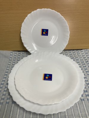 Arcopal 法國原裝進口 白玉強化餐盤組