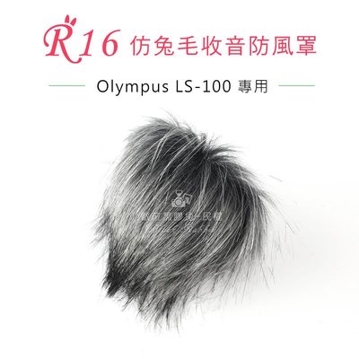 數位黑膠兔【 R16 兔毛 Olympus LS-100 】 相機 麥克風 收音 防風罩 錄音 錄影 抗躁 LS100