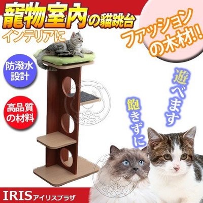 【🐱🐶培菓寵物48H出貨🐰🐹】IRIS》貓咪室內貓跳台櫻桃紅（PICL-M）限宅配