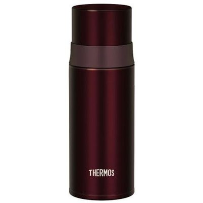 THERMOS FFM-350 BW 熱水瓶 不銹鋼細長瓶 350ml(0.35L) 棕色的...-極巧