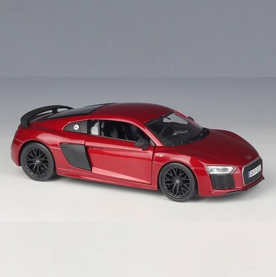 阿米格Amigo│拼裝版 奧迪 Audi R8 V10 Plus 1:24 美馳圖 合金車 模型車 禮物 玩具39510