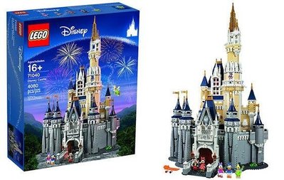 現貨 樂高 LEGO 迪士尼 Disney 系列 71040 迪士尼城堡 全新未拆 正版 原廠貨 另售燈組