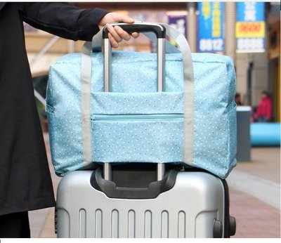 【輕便旅行包大容量】 多功能行李箱收納包 輕便可折 旅行防水輕便旅行包 行李箱 收納袋 購物包 整理袋-AP