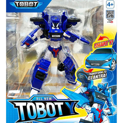 【HAHA小站】YT01163 中型 NEW TOBOT Y 機器戰士 韓國熱門 汽車變形機器人 機器人玩具 生日禮物