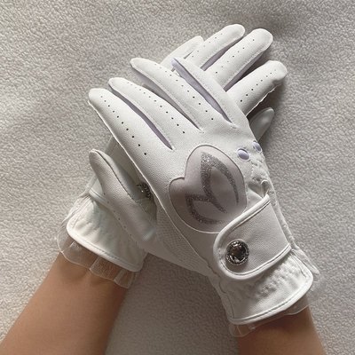 熱銷 22新款MASTER BUNNY高爾夫手套女士防滑真皮輕薄透氣耐磨手套 可開發票