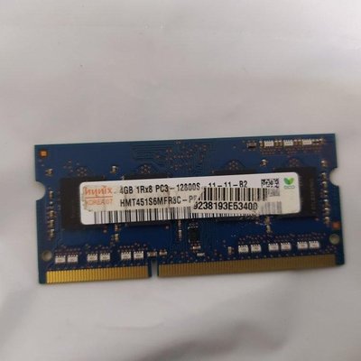 海力士 4GB DDR3-1600 1.5V So-Dimm 筆記型記憶體
