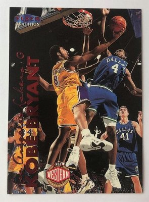 NBA 1999 Fleer Tradition KOBE BRYANT 小飛俠 布萊恩 科比 湖人隊 球員卡