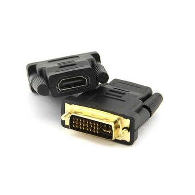 DVI24+5公轉HDMI母轉接頭 DVI針轉HDMI孔轉接頭 DVI轉HDMI轉接頭 A5.0308