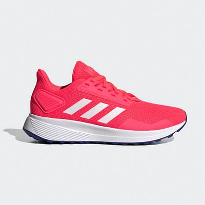 Adidas DURAMO 9 女款桃粉色慢跑訓練大童鞋-NO.FV8823