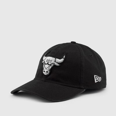 R'全新 NEW ERA CHICAGO BULLS CORE CLASSIC DAD CAP NBA 白黑 芝加哥公牛 Jordan 帽子