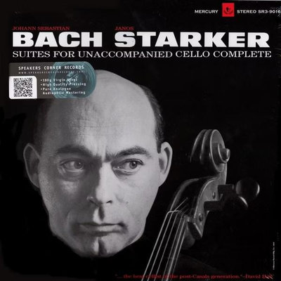 【Speaker Corner】巴哈:無伴奏大提琴組曲(Janos Starker史塔克)(黑膠唱片)
