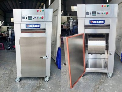 【原豪食品機械】專業客製化  小型不鏽鋼滾筒乾燥機(粉粒，茶葉)