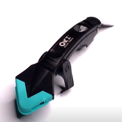 台灣製專利ORX pw122 可收折穩定支架矽利康刮刀 不鏽鋼抹平刮除工具 專業矽力康工具 抹刀