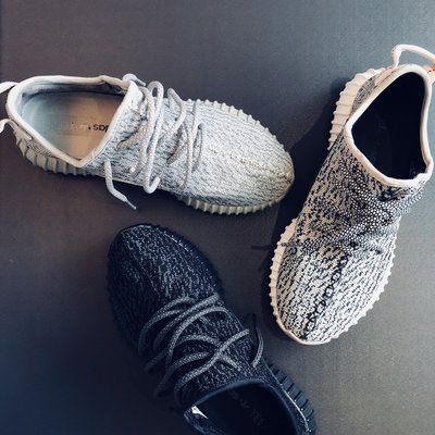 收藏美品Adidas Yeezy Boost 350 Pirate Black PB 海盜黑月亮Tan 大地