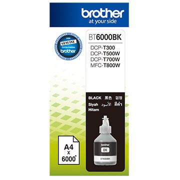 Brother BT6000BK 原廠黑色墨水：DCP-T300、DCP-T500W、DCP-T700W、T800W