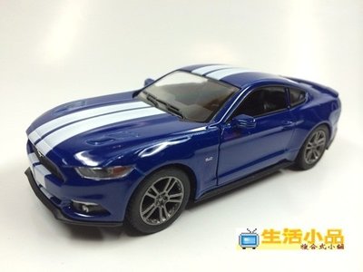 ☆生活小品☆ 模型 2015 Ford Mustang GT *藍色* (有迴力) 熱賣中...歡迎選購^^