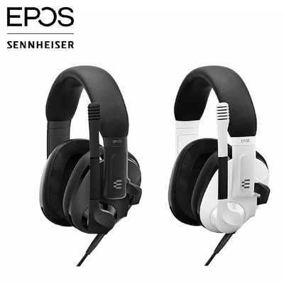 【三木樂器】EPOS H3 封閉式電競耳機 瑪瑙黑 幽靈白 PC 公司貨