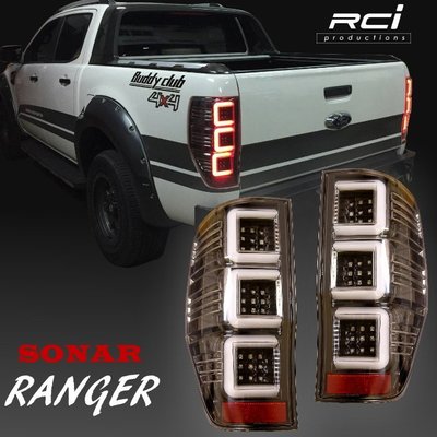 RC HID LED專賣店 FORD RANGER pickup 12-17年 導光式樣 LED 尾燈組 福特貨卡
