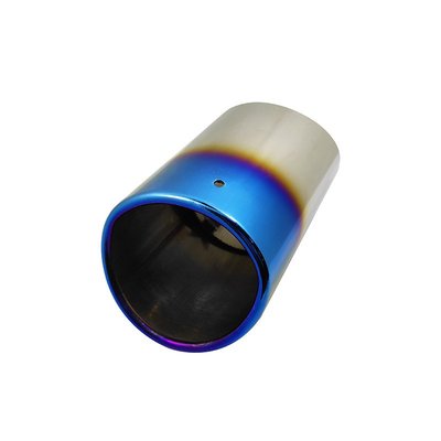 現貨 汽車排氣管適用于奧迪Q5半藍直插式不銹鋼消音器尾喉裝飾尾管
