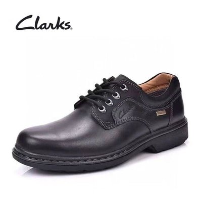 clarks其樂男鞋防水互動式氣墊鞋RockieLoGTX商務正裝耐磨德比鞋