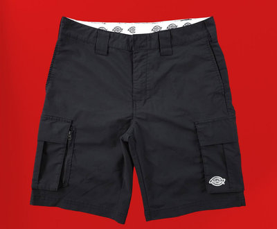 DICKIES 黑色 多口袋 工裝/休閒短褲 (W30) (一元起標 無底價)
