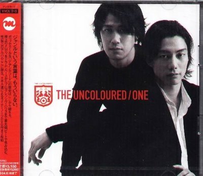 (日版全新未拆) The Uncoloured - ONE  - CD+DVD
