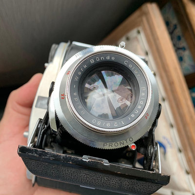 德國 balda 120古董皮腔相機 80mm 2.9 無膜