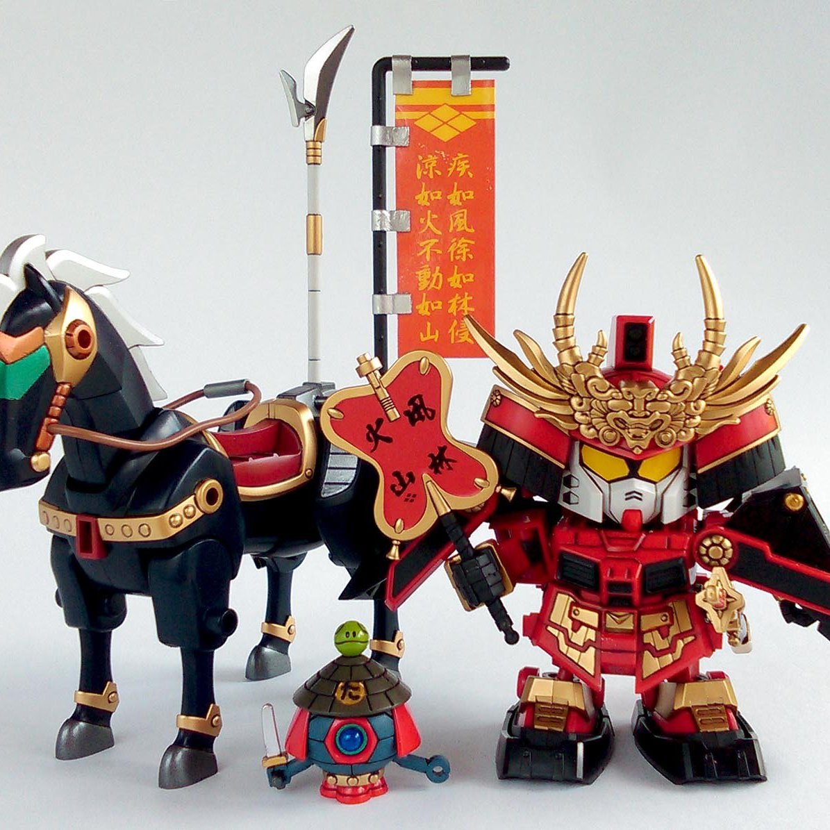 Bandai 戰士sd鋼彈戰國武神降臨編武田信玄頑馱無 白銀流星馬三國傳三國創傑傳 Yahoo奇摩拍賣