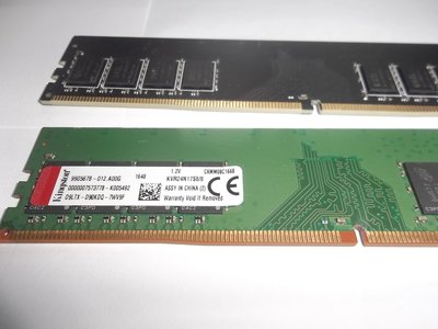 金士頓 8G DDR4 2400 KVR24N17S8/8,,2支共1標
