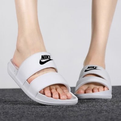 【Dr.Shoes】Nike Offcourt Duo Slide 雙槓拖鞋 軟底白色拖鞋 DC0496-100