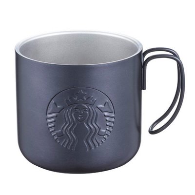Starbucks 星巴克 女神COPPER不鏽鋼把手杯 黑 把手鋼杯 20周年 紀念杯 不銹鋼把手鋼杯 禮物