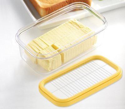 ☆╮布咕咕╭☆BUTTERR GENIE 乳酪牛奶切割器+保鮮盒 奶油切割保鮮盒