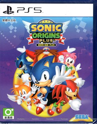全新 PS5 遊戲 索尼克 起源 PLUS Sonic Origins 中文版【板橋魔力】