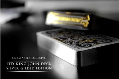 【USPCC撲克】King John Edition Deck-Silver Gilded
