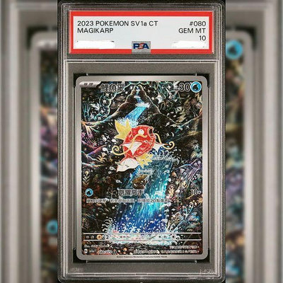 PSA10 繁中鑑定卡 鯉魚王ar 寶可夢 PTCG