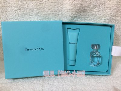 (現貨1)全新Tiffany&amp;co.限量同名淡香精香水香氛迷你禮盒組(5ml小香水+10ml身體乳液)