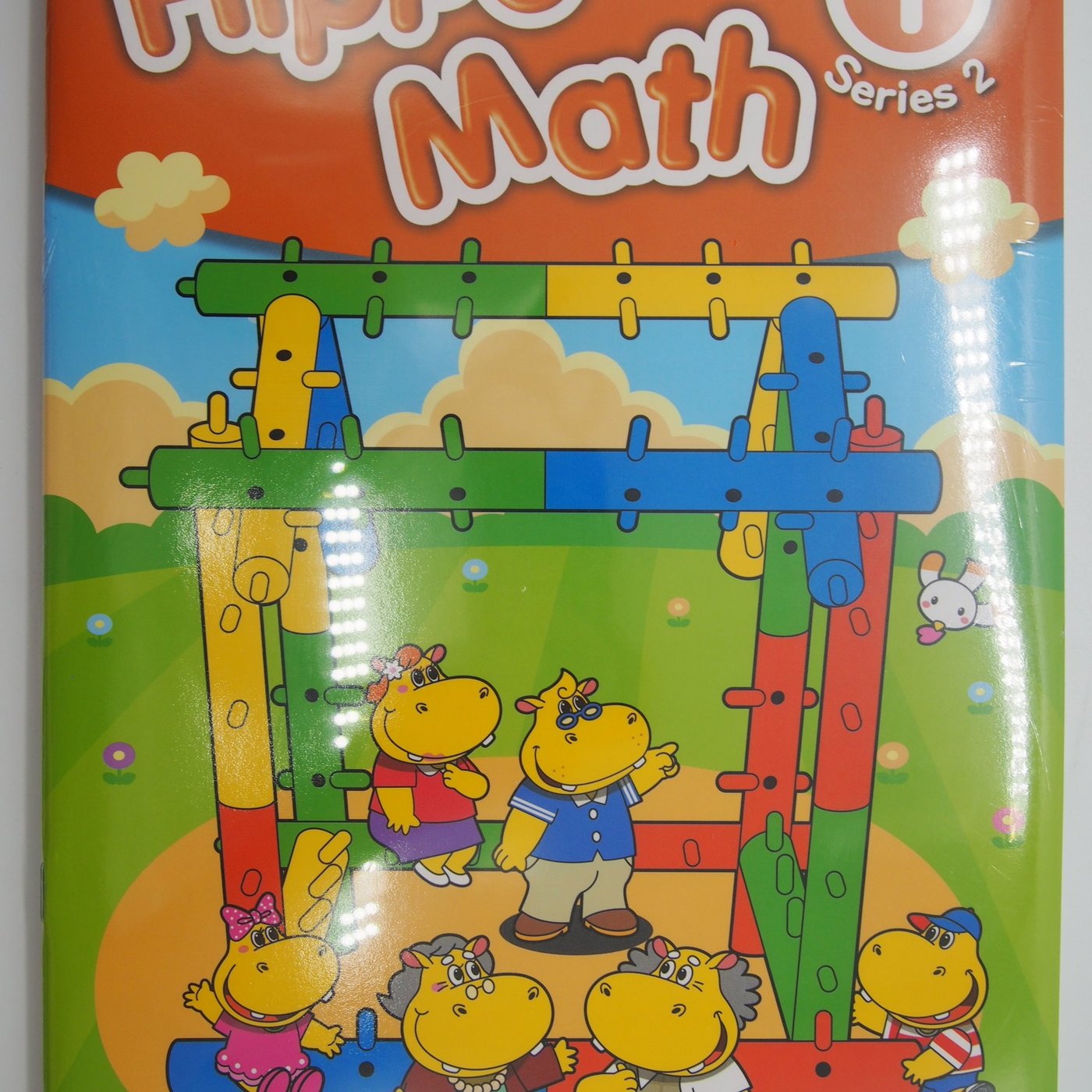 月界2S】全新未拆封～Hippo Math-Series 2（附貼紙）_全套5冊合售_何