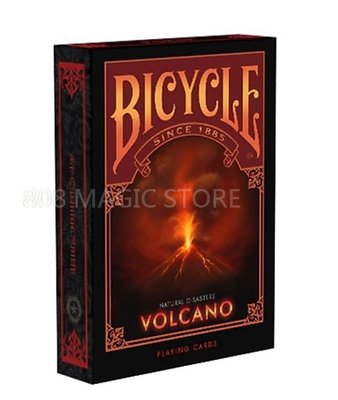 [808 MAGIC]魔術道具 BICYCLE ND volcano PLAYING CARDS
