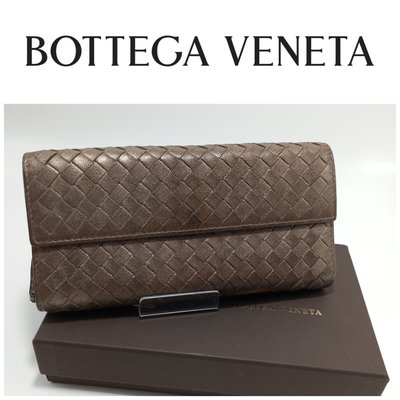 【皮老闆二店】二手真品 Bottega Veneta 寶緹嘉 BV 編織皮夾 長夾 Z114