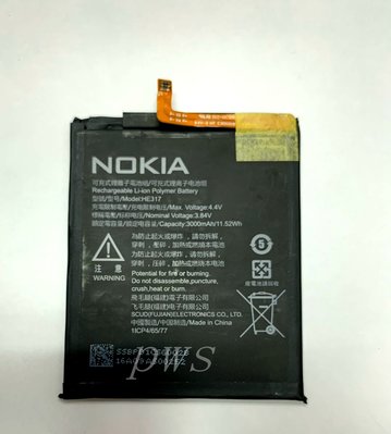 ☆【全新 Nokia 6 原廠 電池】光華安裝 HE317 3.84V 3000MAH
